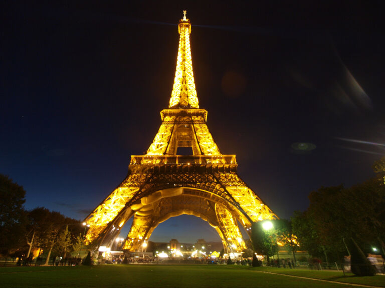 Paris, Eiffelturm, Nacht